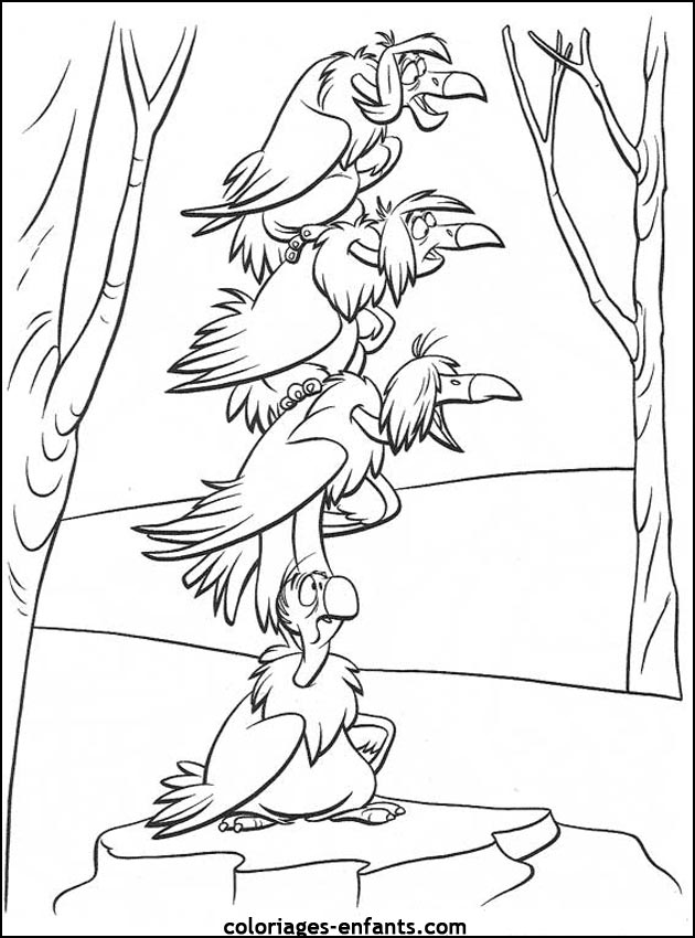 coloriage d'oiseaux - dessin  colorier d'animaux