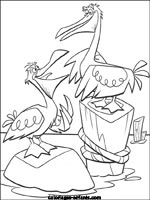 Coloriages d'oiseaux