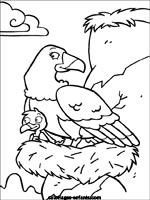 Coloriages d'oiseaux