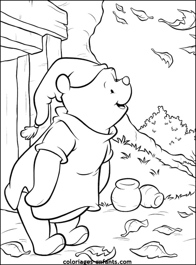 coloriage d'animaux - dessin d'ours  imprimer pour les enfants