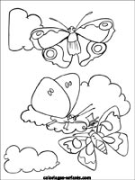 Coloriages de papillons