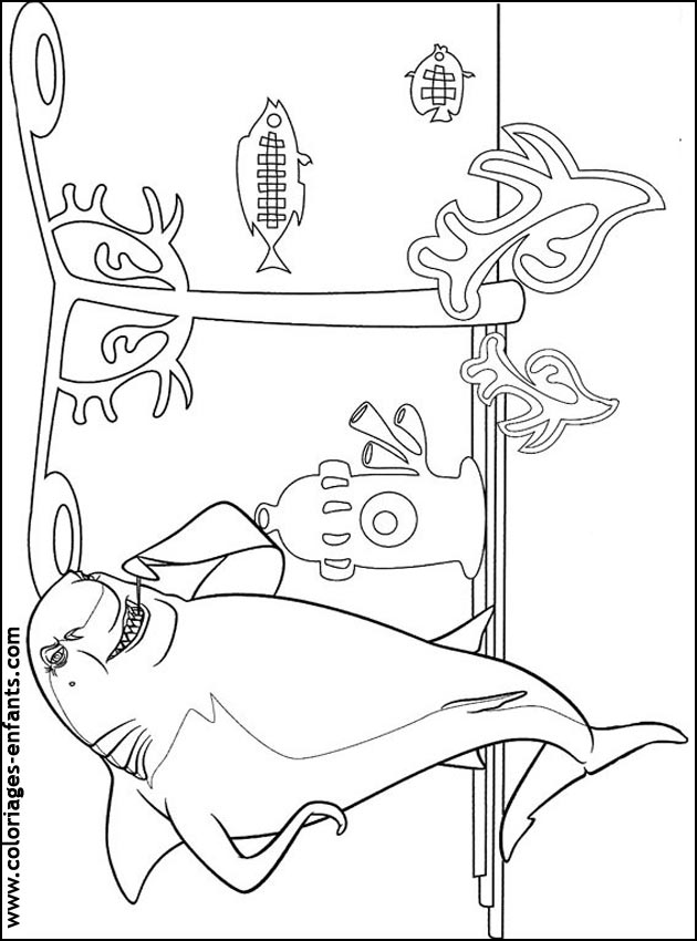 coloriage de poisson - dessin d'animaux  imprimer pour enfant