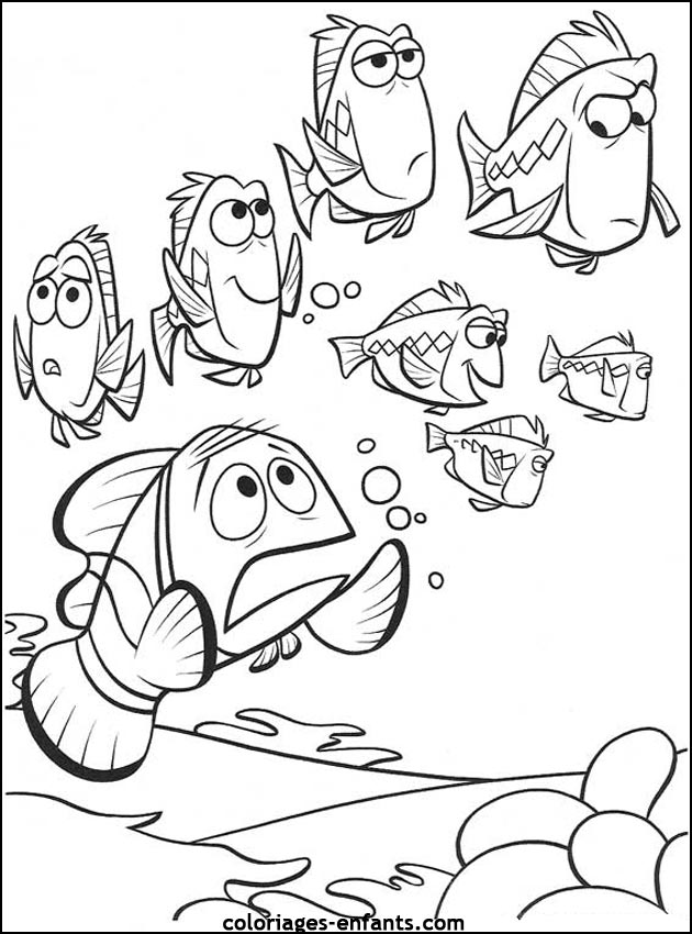 coloriage de poisson - dessin d'animaux  imprimer pour enfant