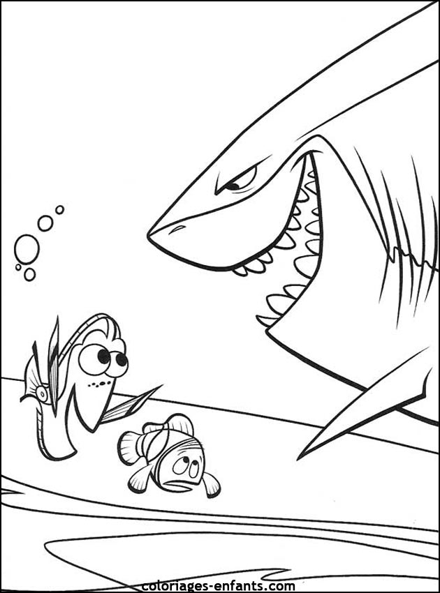 coloriage de poisson - dessin d'animaux  imprimer pour enfant