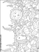 Coloriages de poissons