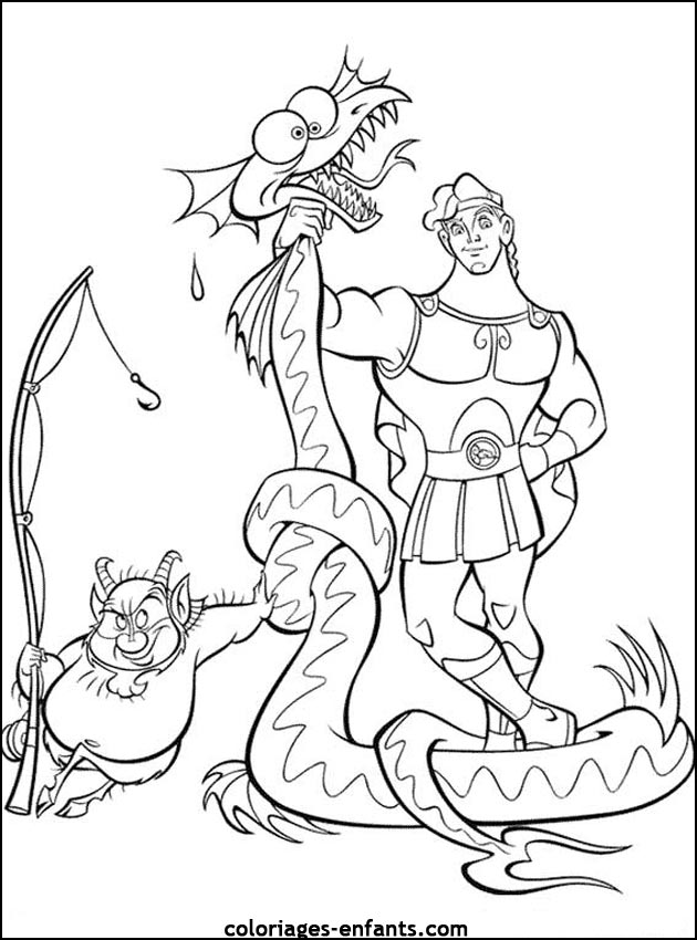 coloriage de serpent sur coloriages-enfants.com