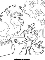 Coloriages de singes