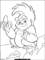 Coloriages de singes