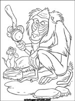 Coloriages de singes