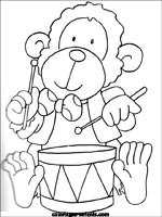 Coloriages de singes