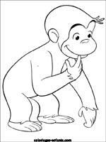 Coloriages de singes