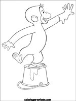 Coloriages de singes