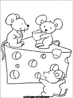 Coloriages de souris