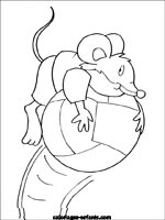 Coloriages de souris