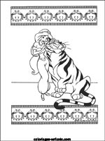 Coloriages de tigres