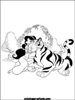 Coloriages de tigres