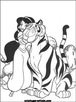 Coloriages de tigres