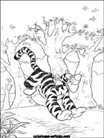 Coloriages de tigres