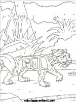 Coloriages de tigres