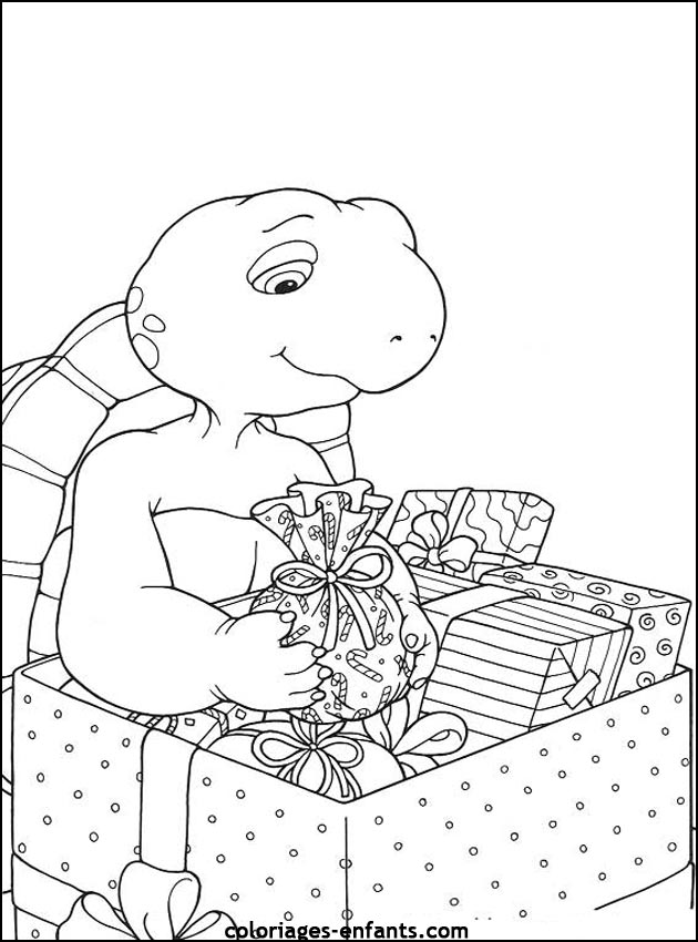 coloriage de tortues - dessins d'animaux  imprimer