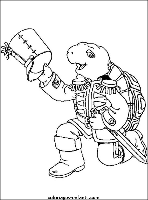 coloriage de tortues - dessins d'animaux  imprimer