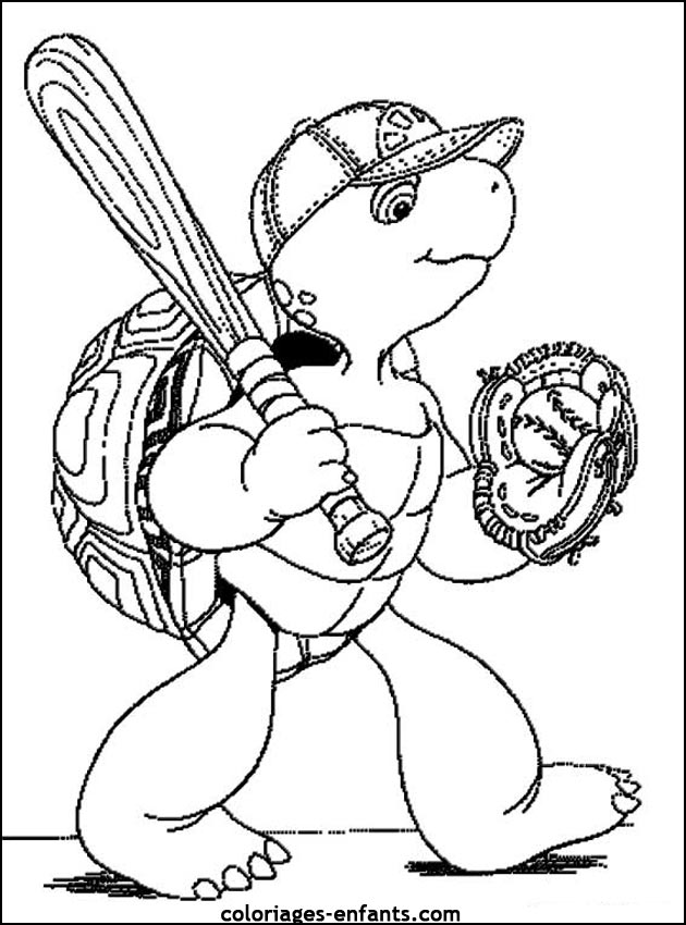 coloriage de tortues - dessins d'animaux  imprimer