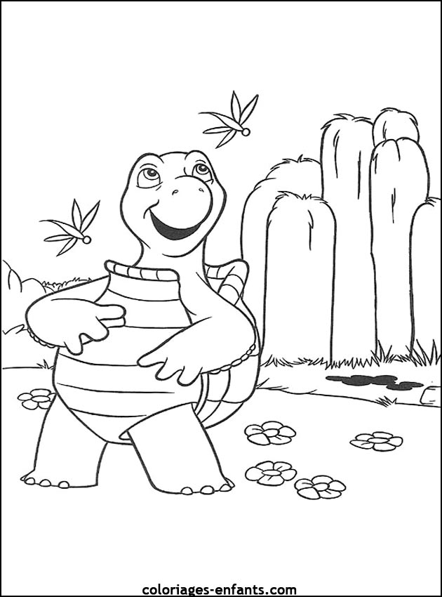 coloriage de tortues - dessins d'animaux  imprimer