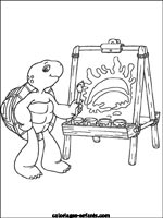 Coloriages de tortues