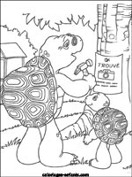 Coloriages de tortues