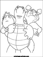 Coloriages de tortues