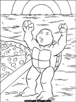 Coloriages de tortues