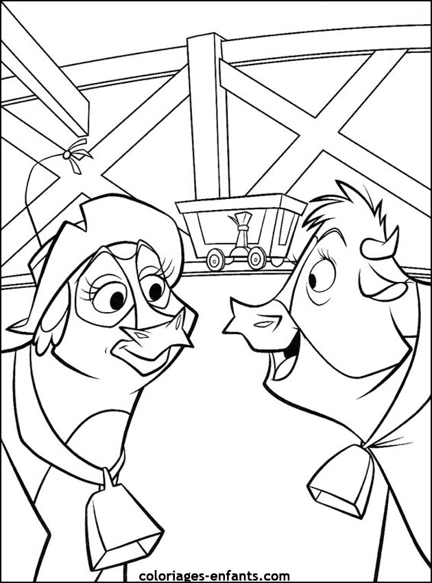 coloriage de vache - dessins d'animaux  imprimer pour enfant
