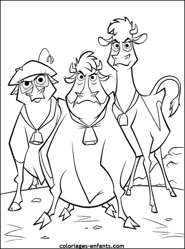 coloriage de vache - dessins d'animaux  imprimer pour enfant