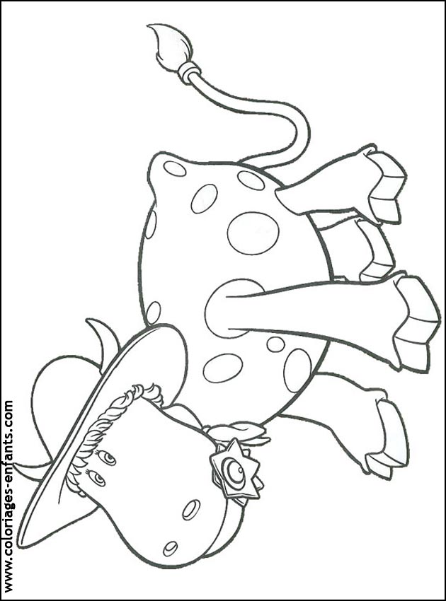 coloriage de vache - dessins d'animaux  imprimer pour enfant