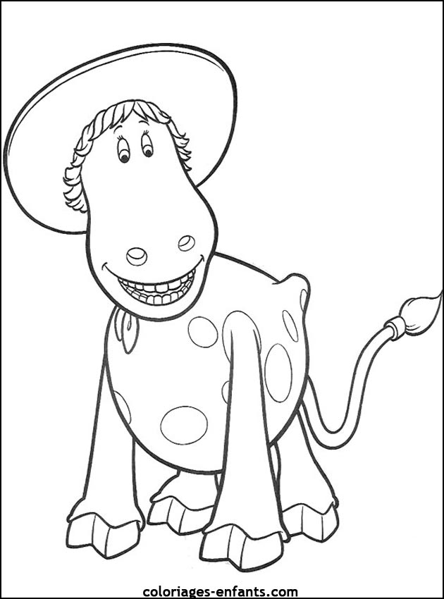 coloriage de vache - dessins d'animaux  imprimer pour enfant