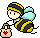 images animées d'abeilles