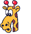 gifs animés de girafes