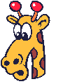 gifs animés de girafes