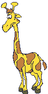 gifs animés de girafes