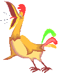 gif animé de poule