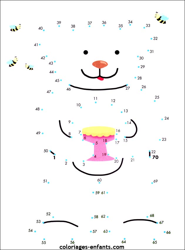 Jeux d'ours sur coloriages-enfants.com