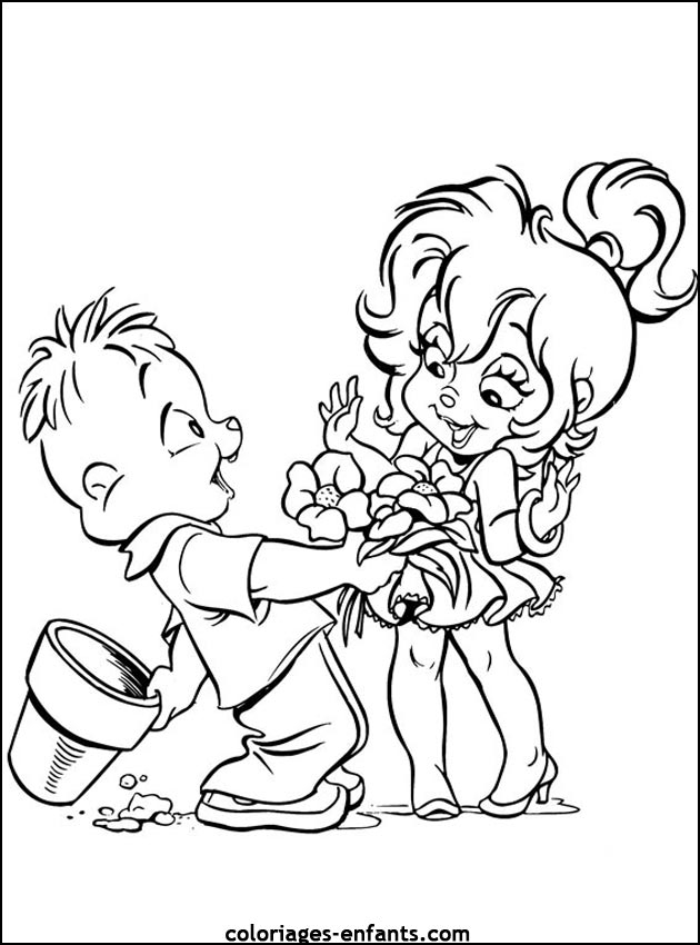 coloriage d'anniversaire de coloriages-enfants.com