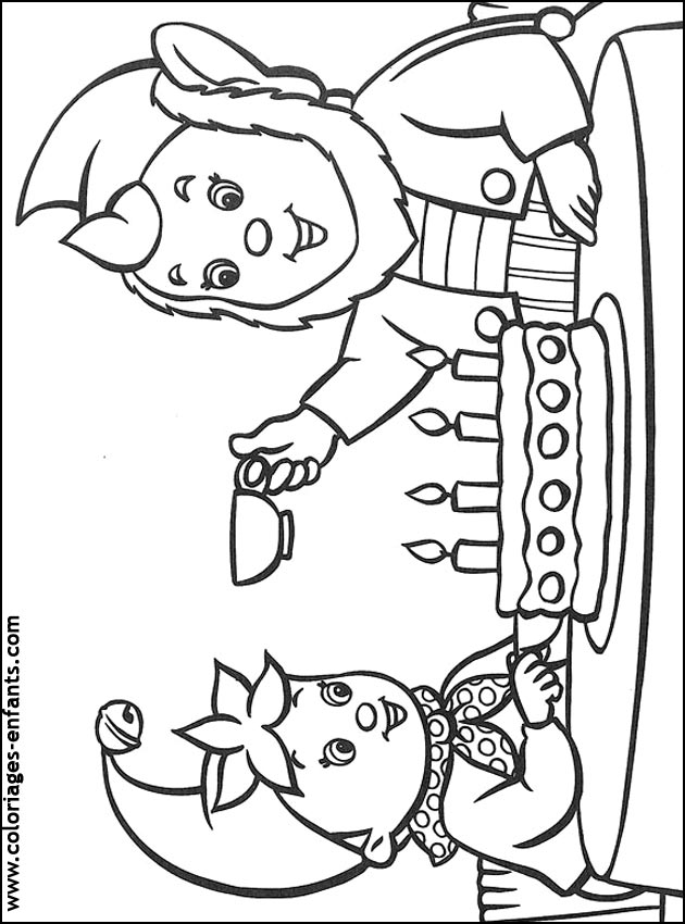 coloriage d'anniversaire de coloriages-enfants.com