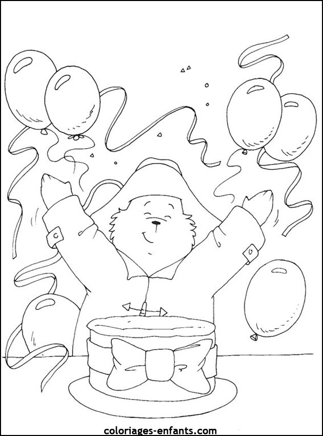 coloriage d'anniversaire de coloriages-enfants.com