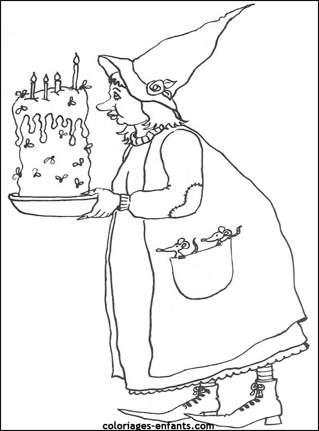 coloriage d'anniversaire de coloriages-enfants.com