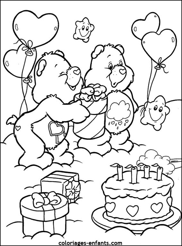 coloriage d'anniversaire de coloriages-enfants.com