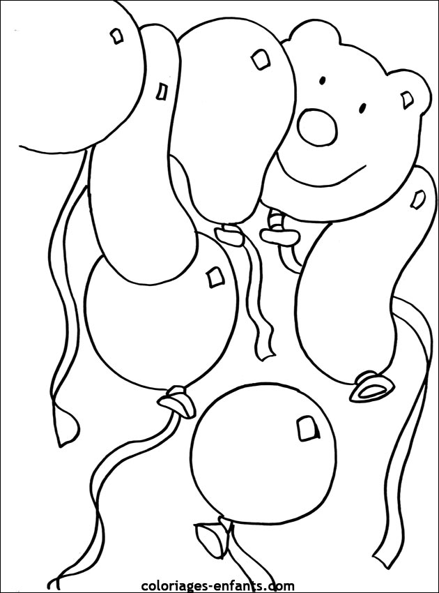 coloriage d'anniversaire de coloriages-enfants.com