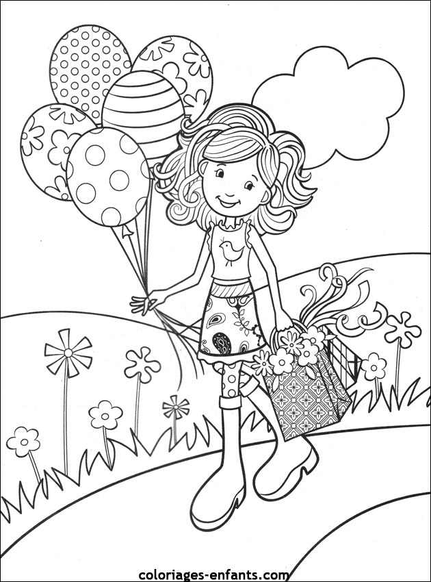 coloriage d'anniversaire de coloriages-enfants.com