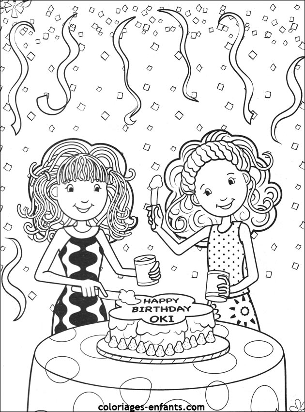 coloriage d'anniversaire de coloriages-enfants.com