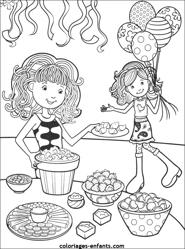 coloriage d'anniversaire de coloriages-enfants.com